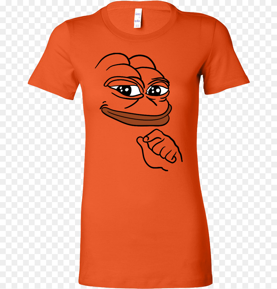 Smug Pepe, Clothing, T-shirt, Shirt, Face Free Png Download