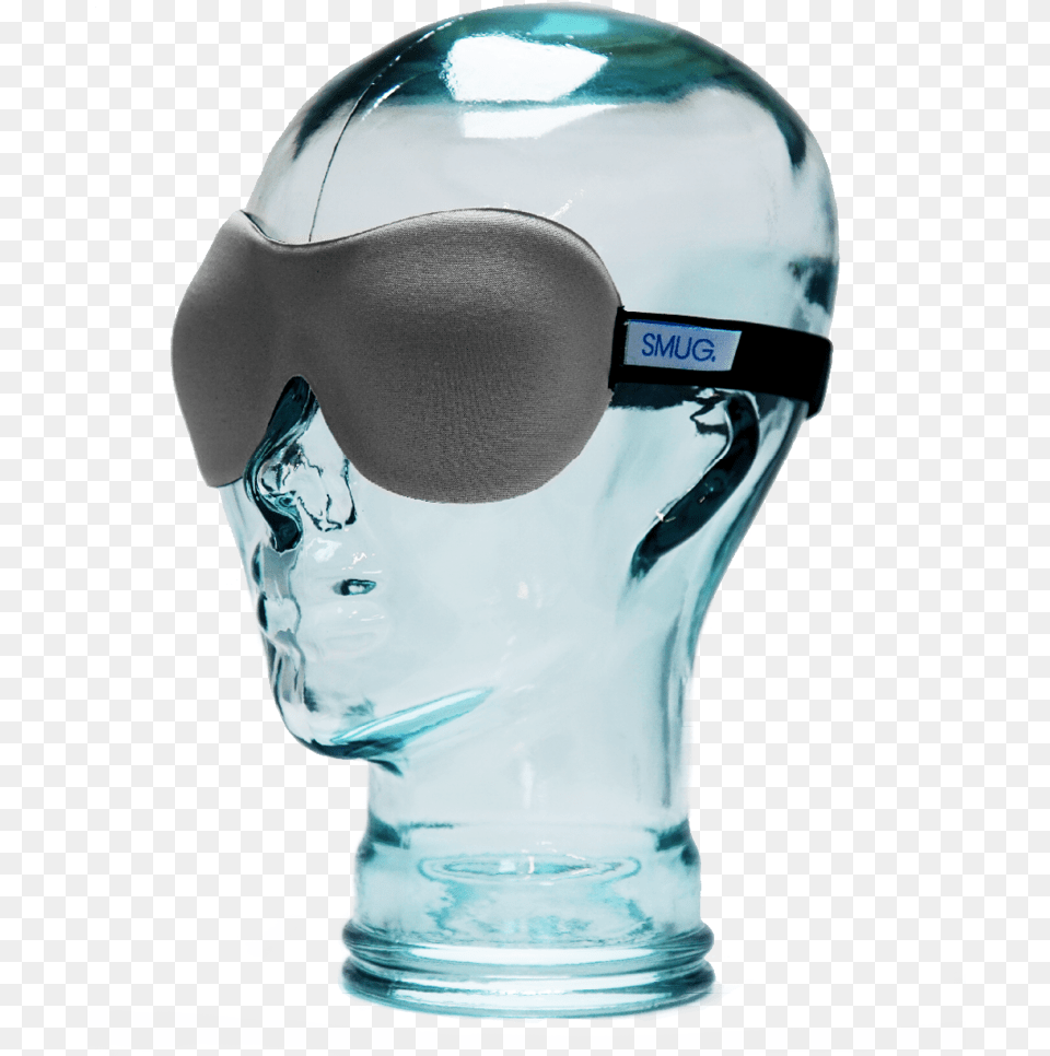 Smug Sleep Mask Grey 1 1000x1000px Face Mask, Clothing, Hat, Helmet, Cap Free Png