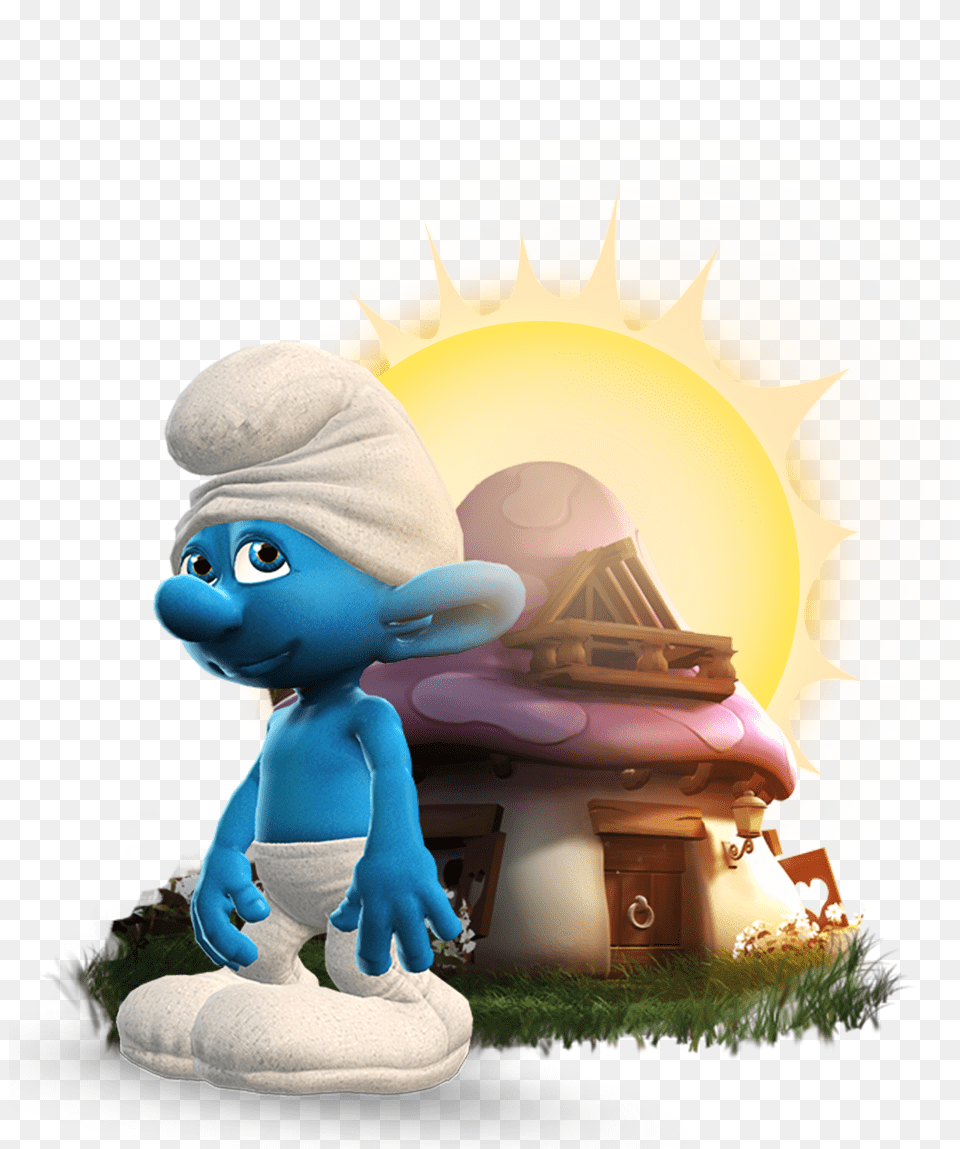 Smurf, Baby, Person, Face, Head Png Image