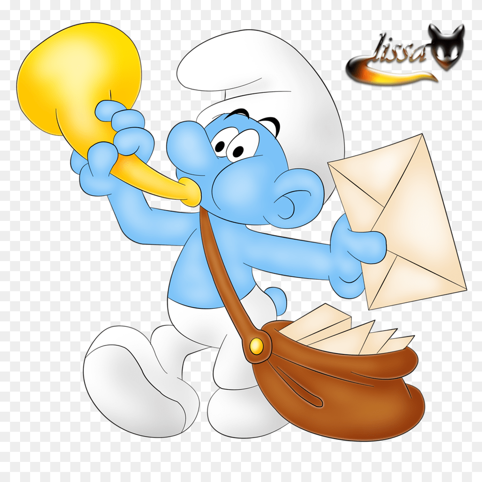 Smurf Pochtalyon Bujo Clipart Smurfs Disney, Cleaning, Person Png Image