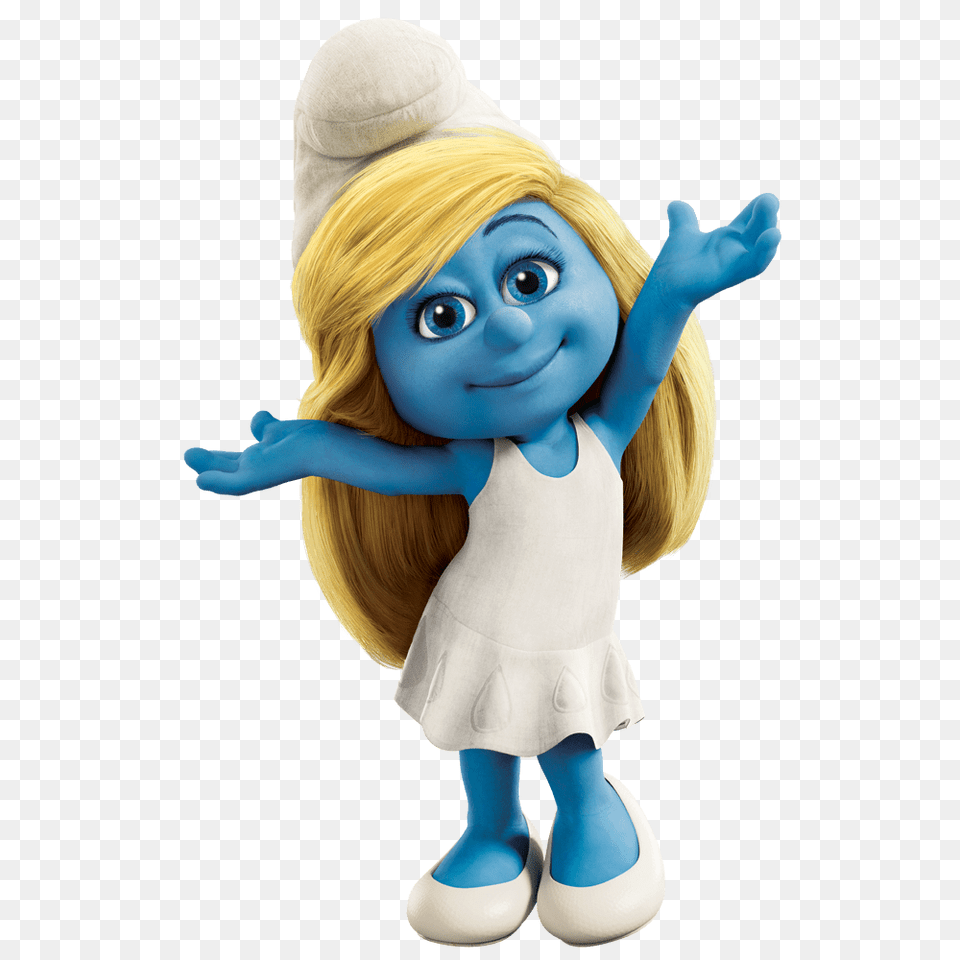 Smurfette, Doll, Toy, Face, Head Png