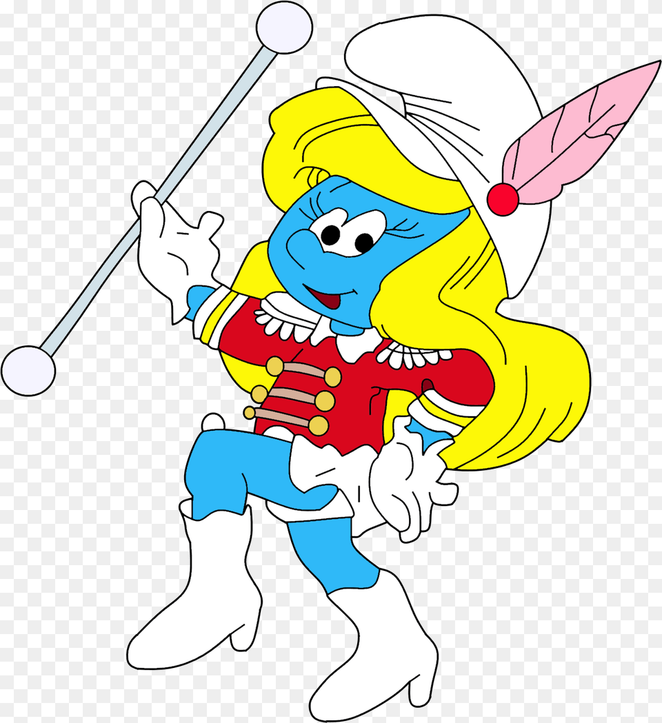 Smurfette Marching Band Cartoon, Baby, Person Png