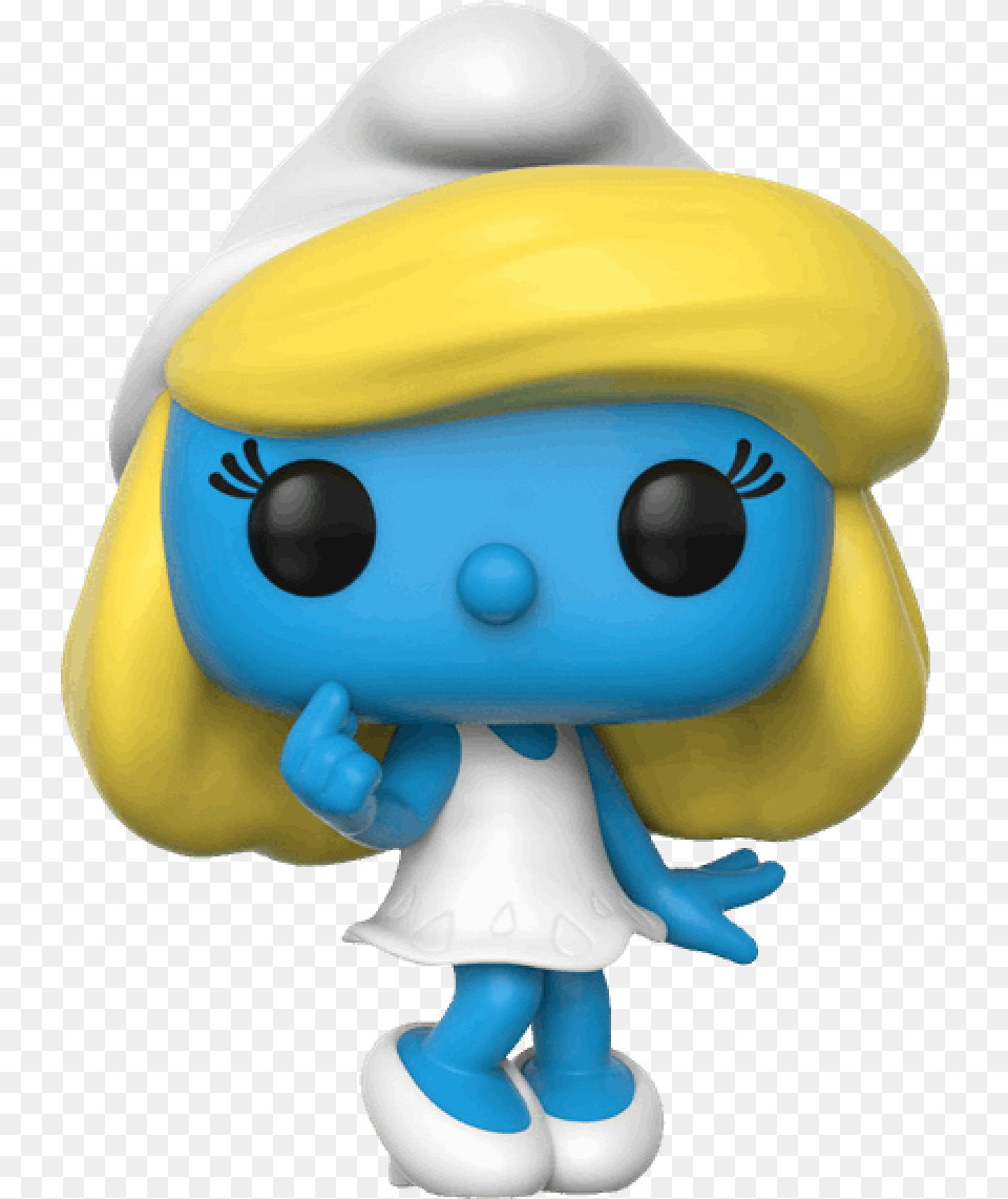 Smurfette Pop Vinyl Figure Funko Smurfs, Plush, Toy Png Image