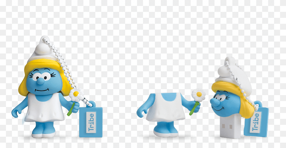 Smurfette Usb Flash Drive Smurfs Memory Stick, Figurine, Toy, Baby, Person Free Png
