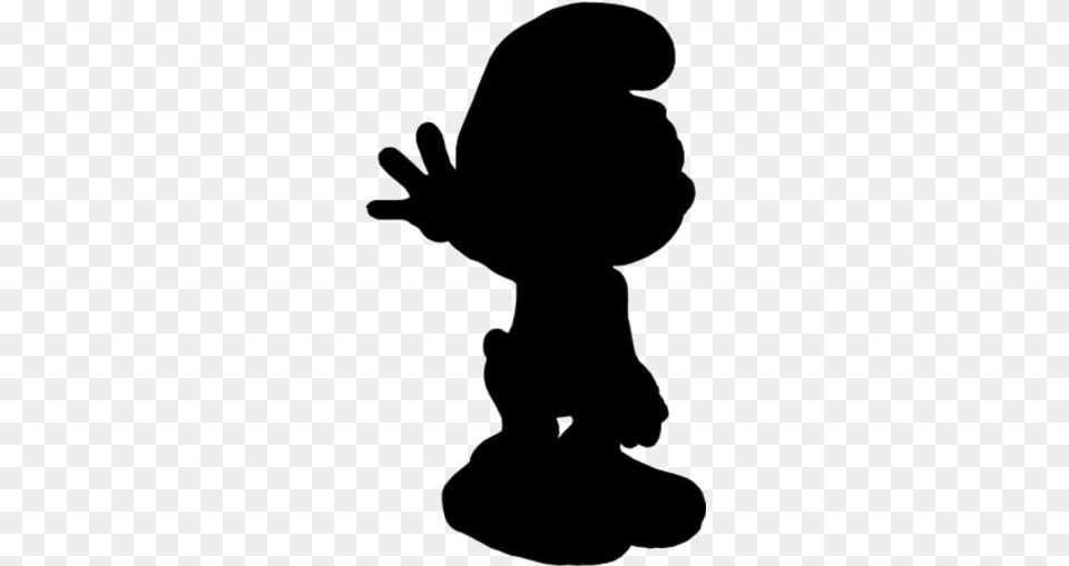 Smurfs Lost Village Illustration, Kneeling, Person, Silhouette, Baby Free Transparent Png
