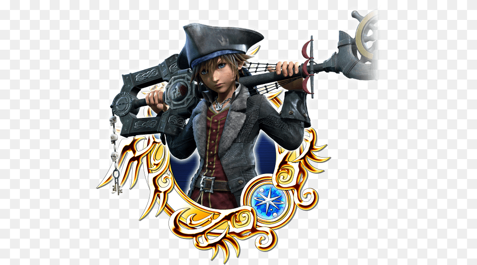 Sn Kh Iii Pirate Sora Khux Wiki Sora Kingdom Hearts, Person Free Png
