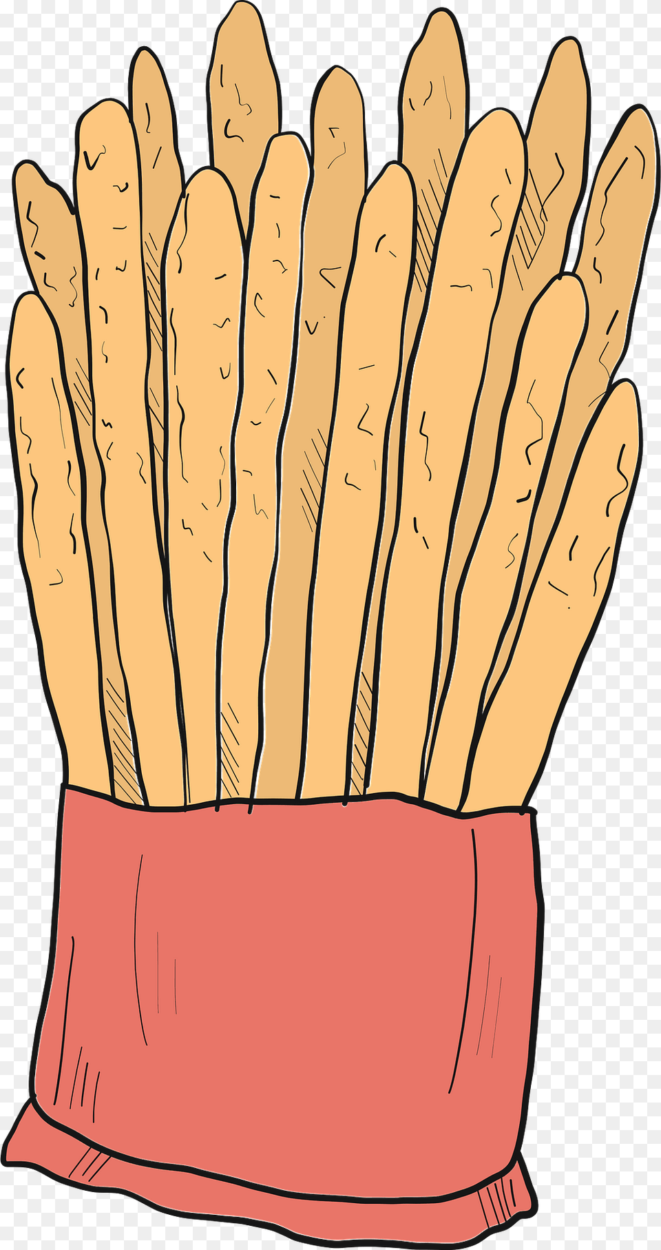 Snack Clipart, Bread, Food, Fries, Person Free Png
