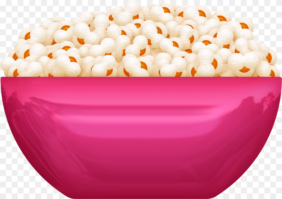 Snack Clipart Bowl Popcorn Popcorn Clipart Bowl, Birthday Cake, Cake, Cream, Dessert Free Png Download
