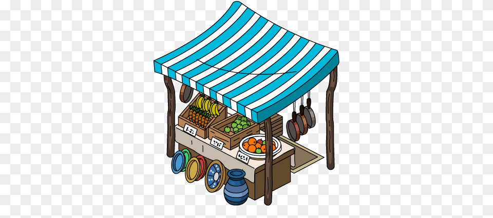 Snack Clipart Stall, Canopy, Device, Grass, Lawn Free Png