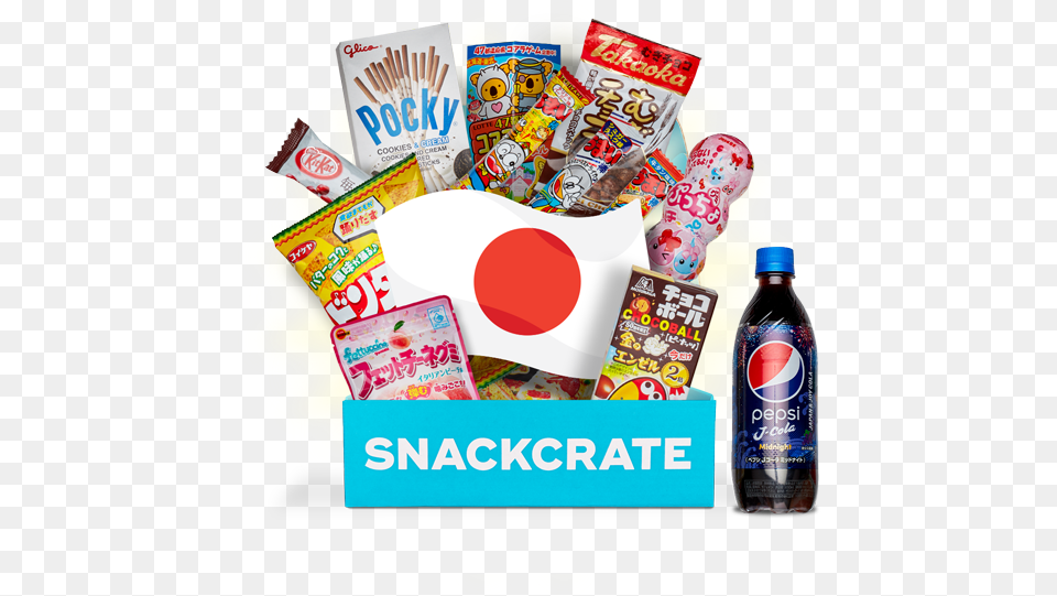 Snack Crate Japan Trial Box, Food, Sweets, Advertisement Free Png