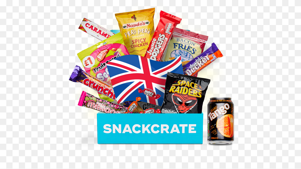 Snack Crate Uk Box, Food, Sweets, Candy, Can Free Png