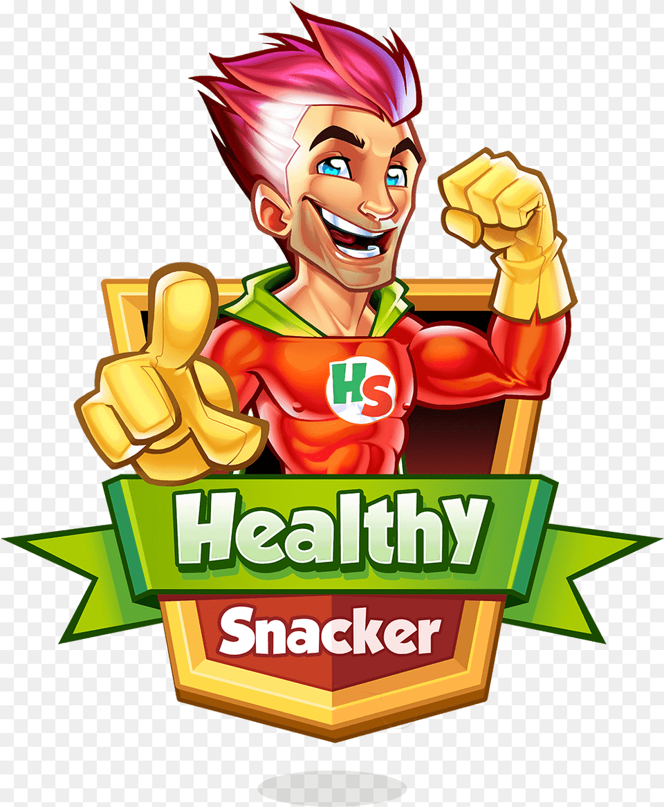 Snack Logo Design Healthy Mascot, Face, Head, Person, Baby Png Image