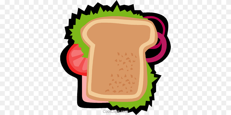 Snack Sandwich Royalty Free Vector Clip Art Illustration, Bread, Food, Toast, Ammunition Png Image