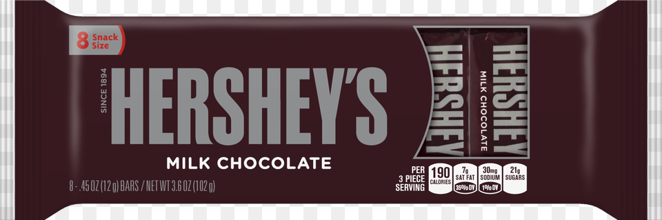 Snack Size Milk Chocolate Candy Bars Chocolate, Food, Sweets Free Png Download