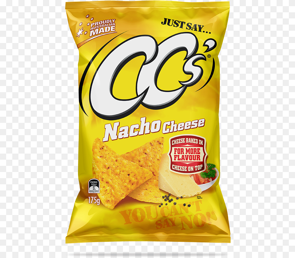 Snackbrands Cc S Chips Review Cc39s 175g Nacho Cheese Corn Chips, Bread, Cracker, Food, Snack Png Image