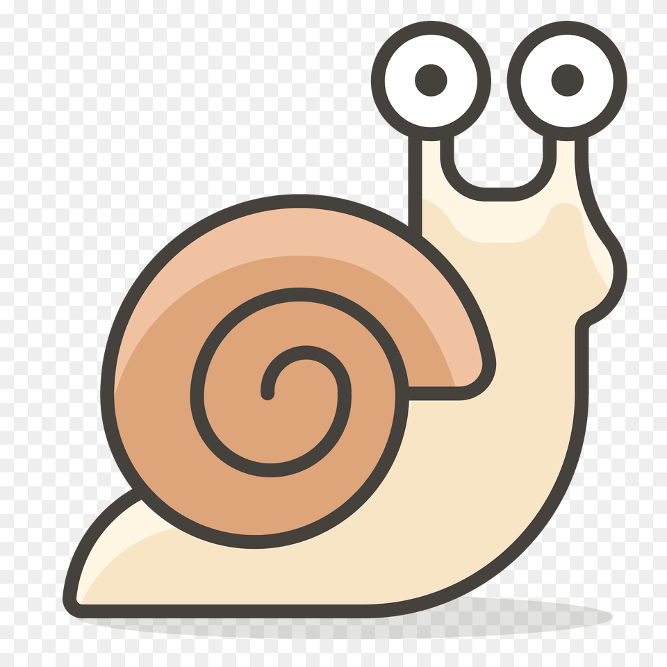 Snail Emoji Clipart, Animal, Invertebrate Png Image