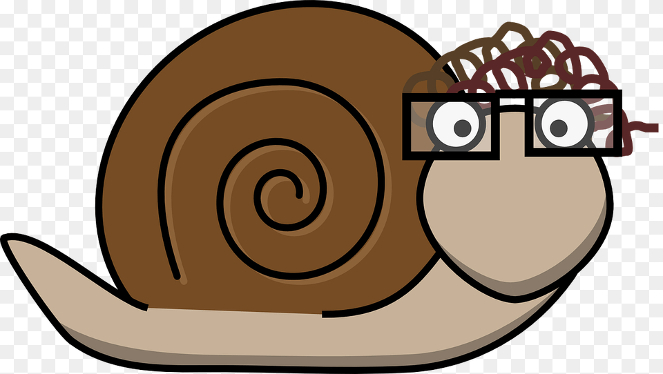 Snail With Glasses, Animal, Invertebrate, Disk Free Transparent Png