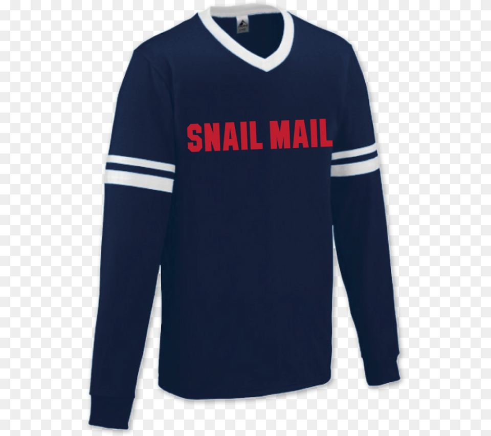 Snailmail Hockey T Shirt Long Sleeved T Shirt, Clothing, Long Sleeve, Sleeve, T-shirt Png Image