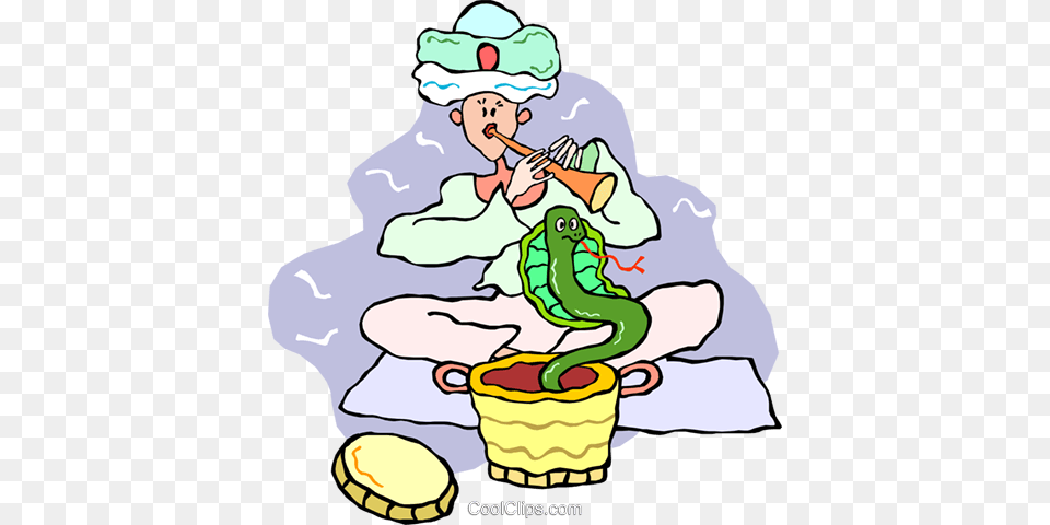 Snake Charmer Royalty Free Vector Clip Art Illustration, Baby, Person, Face, Head Png