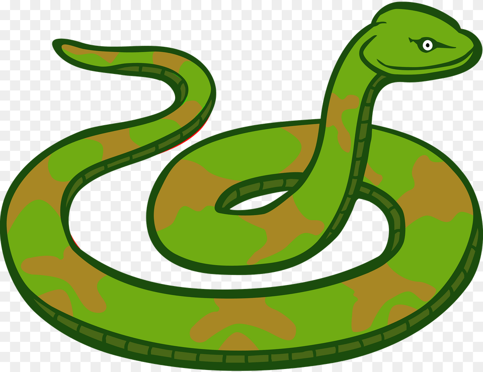 Snake Clipart, Animal, Reptile, Green Snake Png