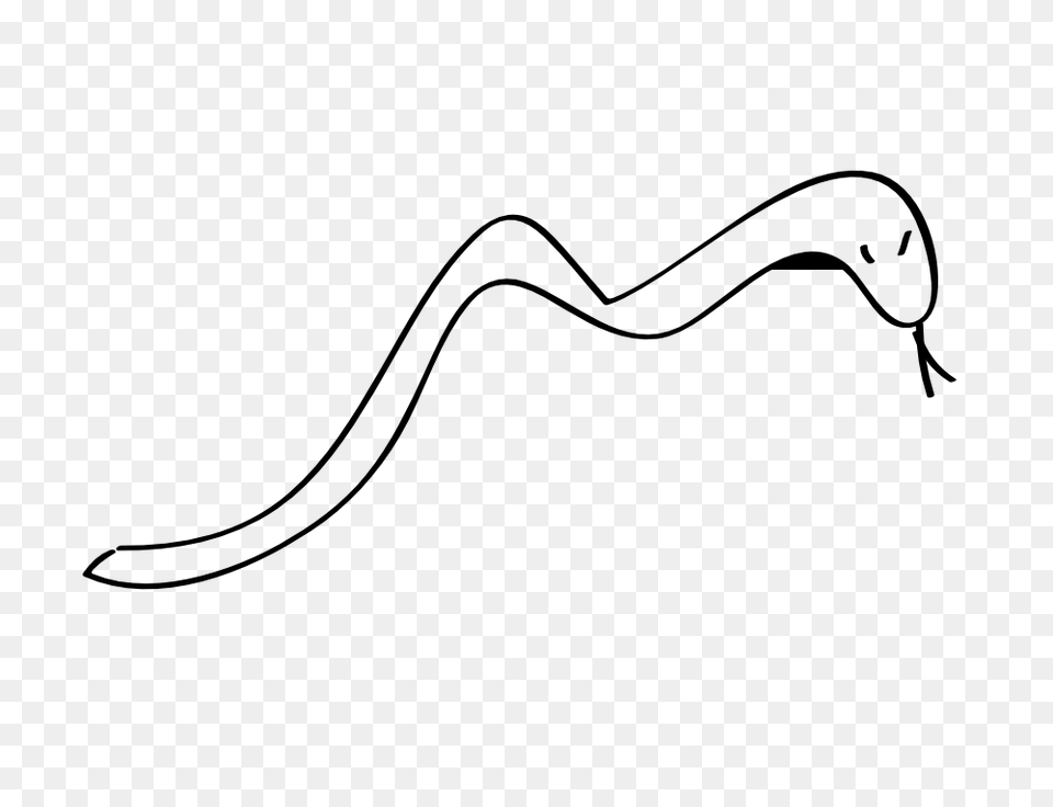 Snake Clipart Black And White, Smoke Pipe, Animal Free Png