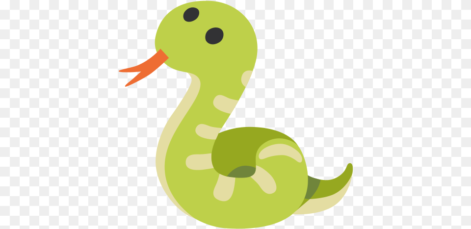 Snake Emoji Green Icon, Animal, Bird Png Image