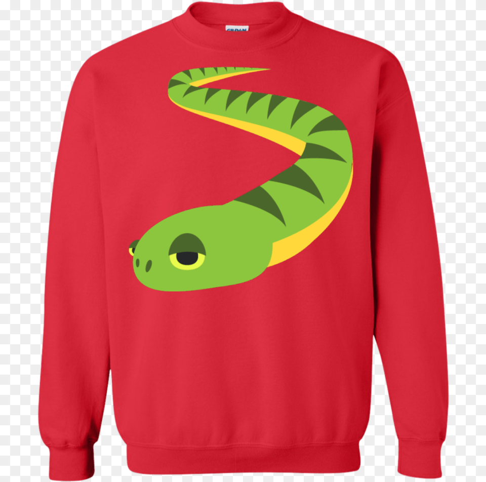 Snake Emoji Sweatshirt, Clothing, Knitwear, Long Sleeve, Sleeve Free Transparent Png