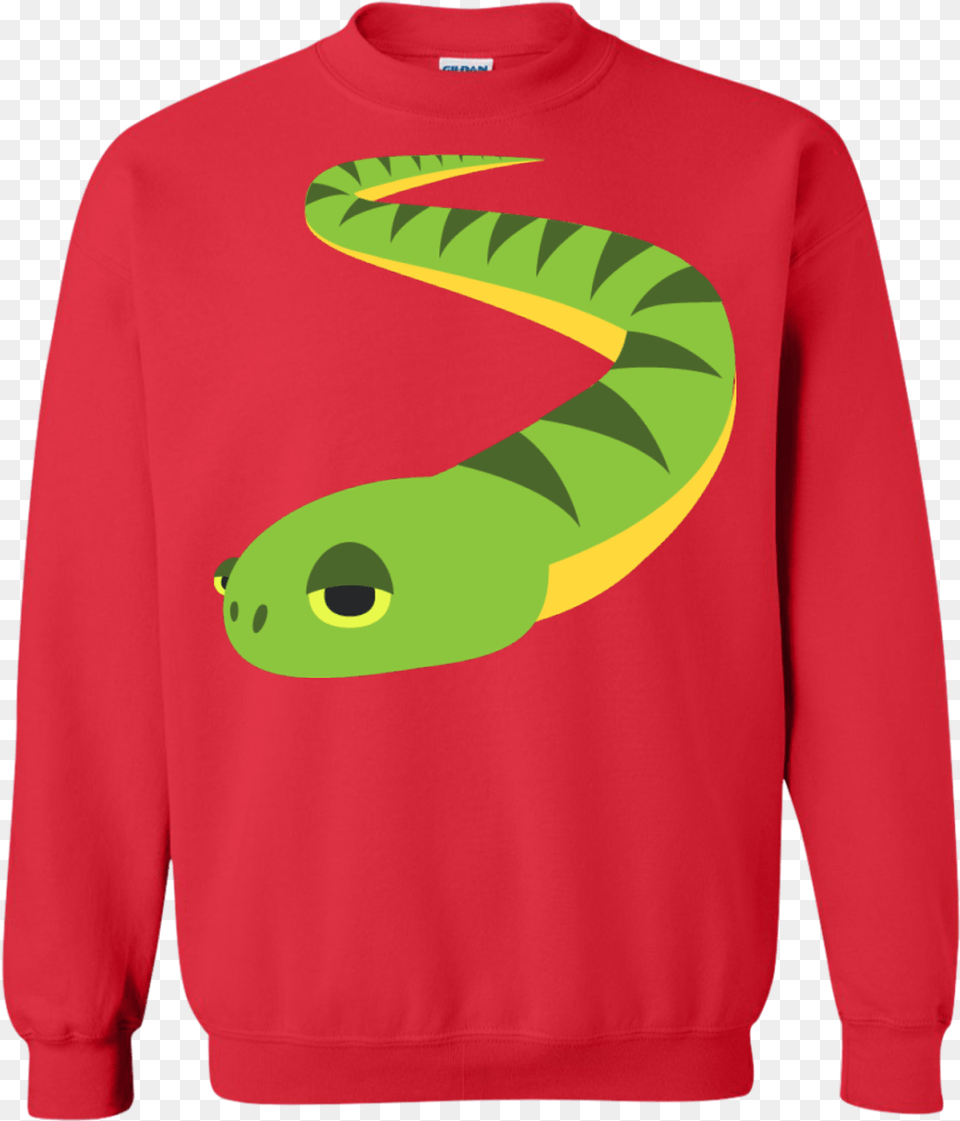 Snake Emoji Sweatshirt Apparel Printing Emoji Snake Ripper Wallet, Clothing, Knitwear, Long Sleeve, Sleeve Free Transparent Png