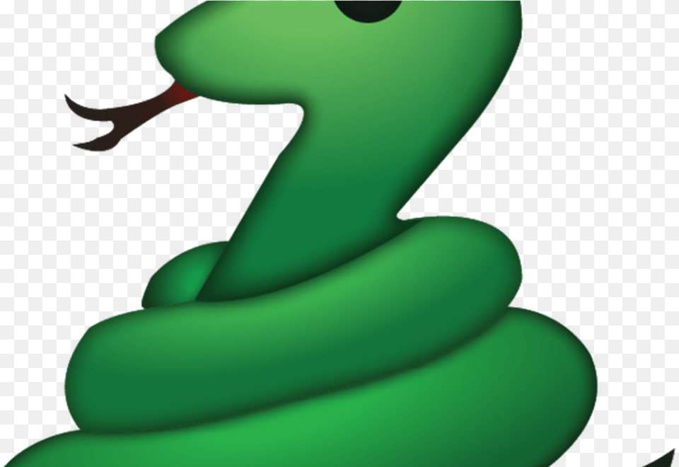 Snake Emoji This Green Snakes Coiled Body And Forked Snake Emoji Animal, Reptile, Green Snake Free Transparent Png