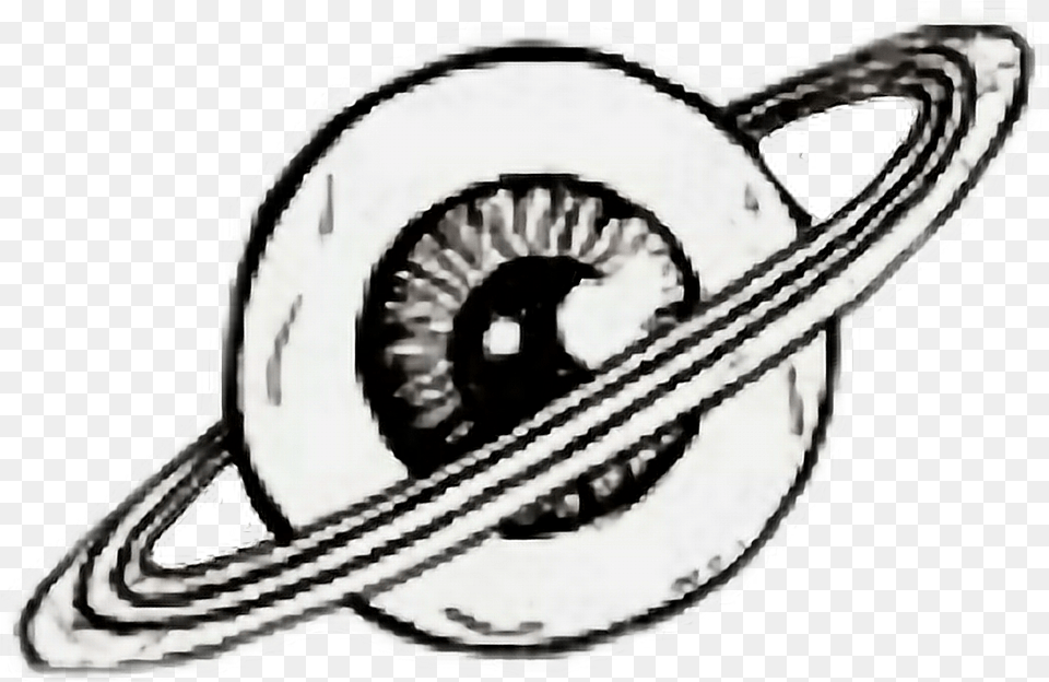 Snake Eye Drawing Free Download Cool Space Planet Black And White Drawings, Machine, Wheel Png