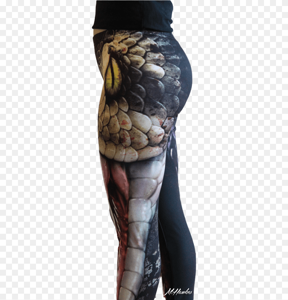 Snake Eye Stud Leggings King Cobra, Person, Skin, Tattoo, Adult Free Transparent Png