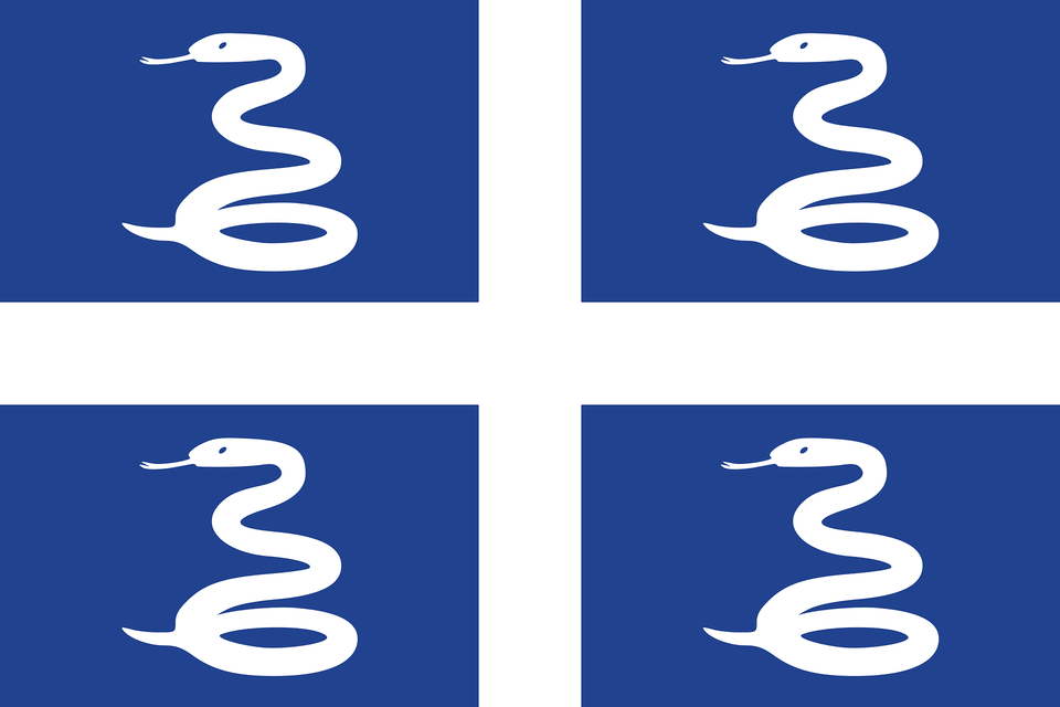 Snake Flag Of Martinique Clipart, Animal, Bird, Text Png