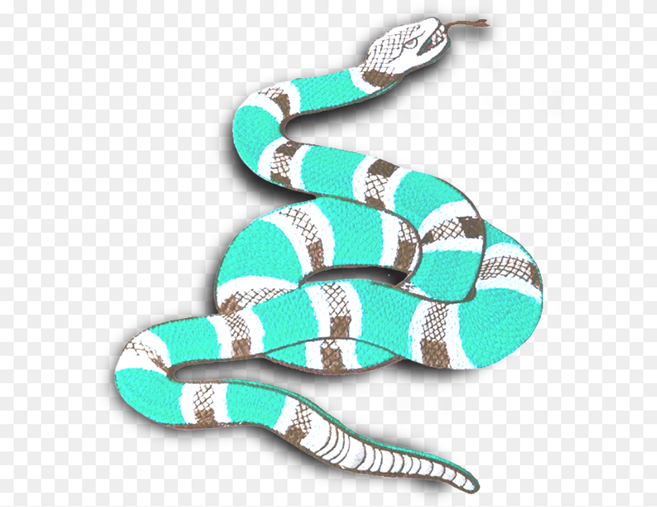 Snake Guccisnake Gucci Reptile Serpent Aquamarine Teal Elapidae, Animal, King Snake Free Png Download
