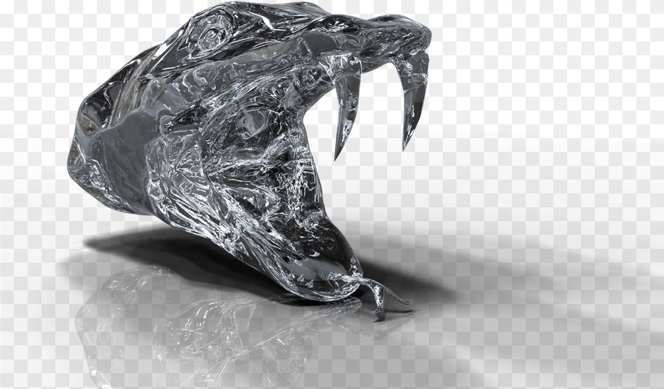 Snake Head Carving, Ice, Nature, Outdoors, Bag Png Image