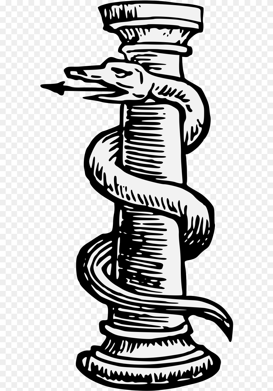 Snake Heraldry, Coil, Spiral, Animal, Dinosaur Free Png Download