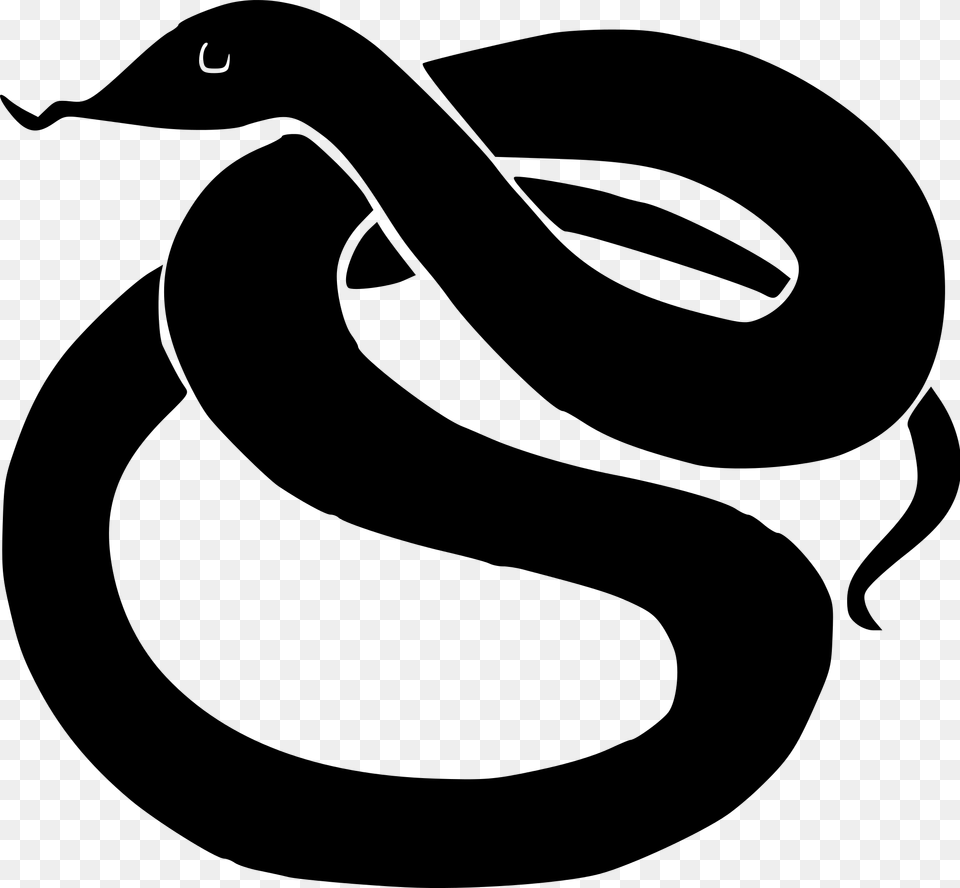Snake Icon, Gray Free Png Download