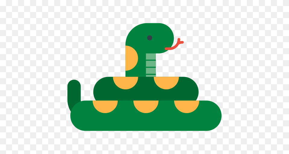 Snake Icon, Green Free Png