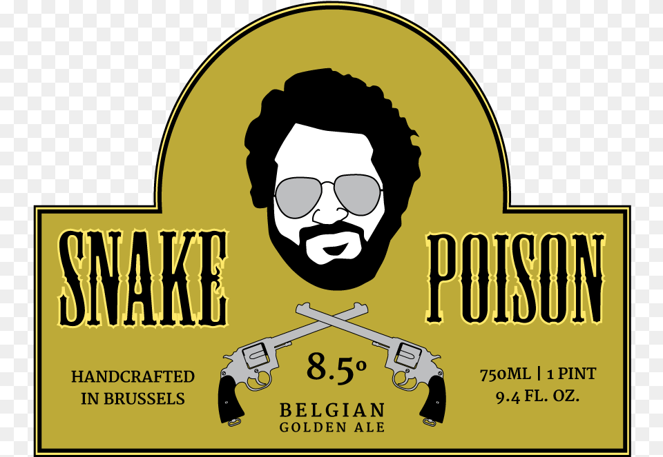 Snake Poison Belgian Golden Ale Illustration, Accessories, Advertisement, Poster, Sunglasses Free Png Download