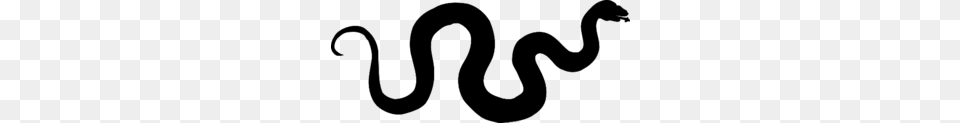 Snake Silhouette Clip Art, Gray Free Transparent Png