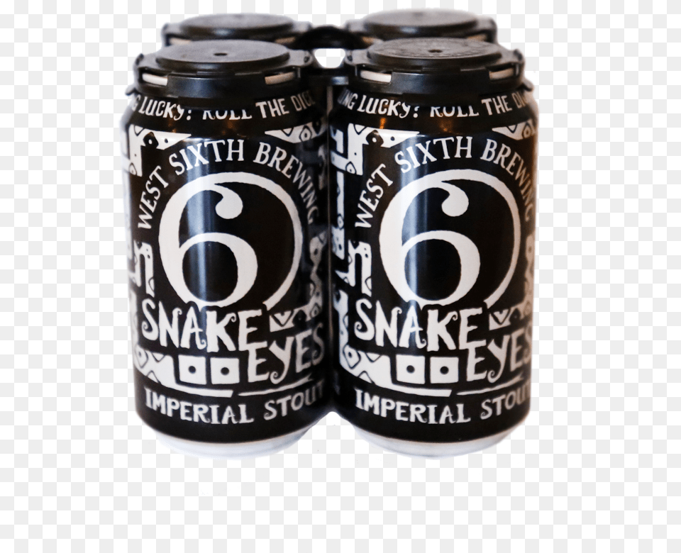 Snakeeyes Sixpack Cutout 2 Carbonated Soft Drinks, Alcohol, Beer, Beverage, Can Free Png Download