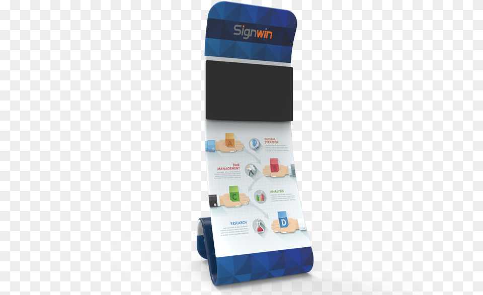 Snakelike Monitor Tension Fabric Banner Stand Case, Advertisement, Kiosk, Poster, Text Free Png