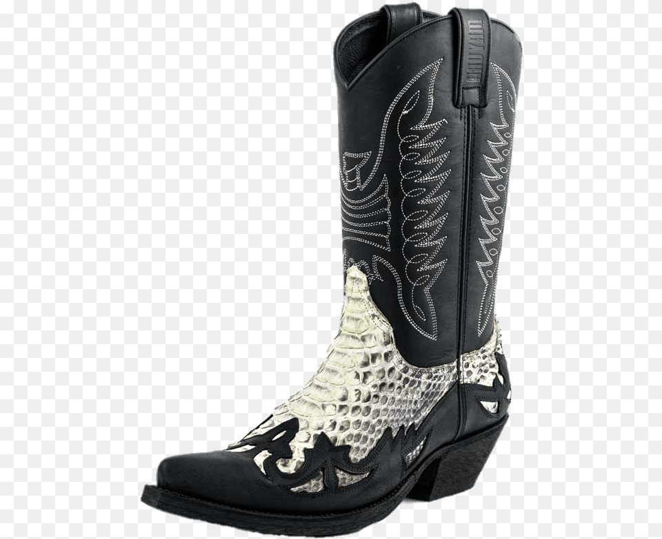 Snakeskin Black Leather Cowboy Boot Cowboy Boots Snakeskin, Clothing, Footwear, Cowboy Boot, Shoe Free Transparent Png