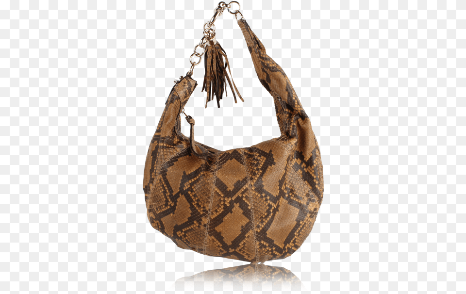 Snakeskin Shoulder Bag Gucci Brown Snakeskin Hobo Shoulder Bag Authentic Pre, Accessories, Handbag, Purse, Animal Free Transparent Png
