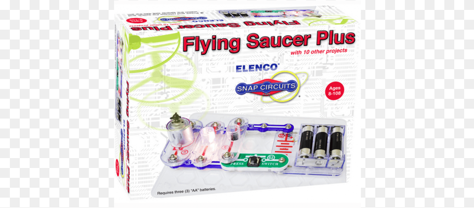 Snap Circuits Flying Saucer Plus Elenco Electronics Flying Saucer Plus Mini Kit, First Aid Free Transparent Png