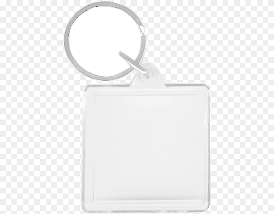 Snap In Square Flat Key Tag Bw Acrylic Square Key Tag, Paper, White Board, Towel Free Transparent Png