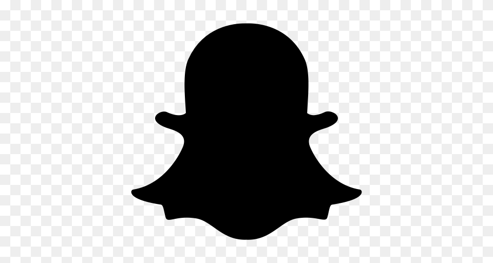 Snapchat, Gray Png Image