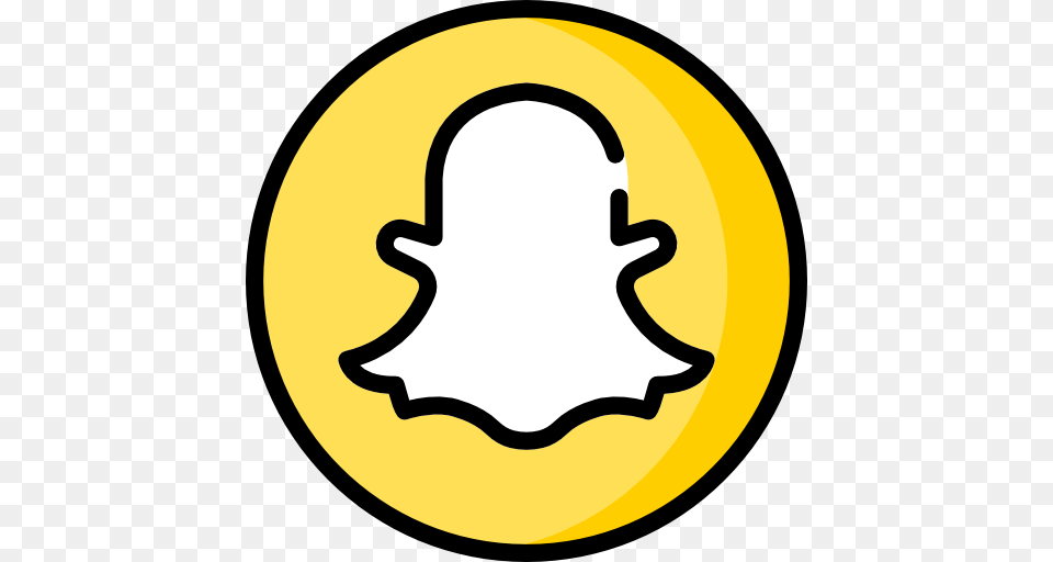 Snapchat, Logo, Symbol, Badge, Disk Png Image