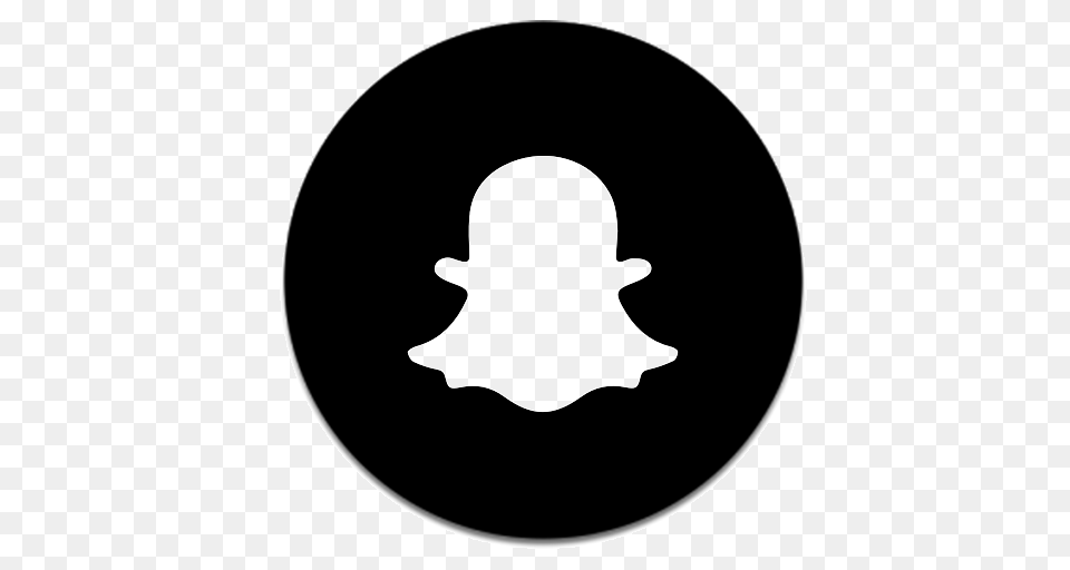 Snapchat, Silhouette, Logo, Stencil Free Png Download