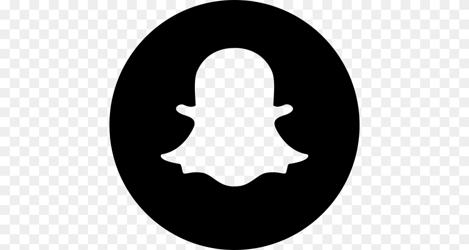 Snapchat, Gray Free Png Download