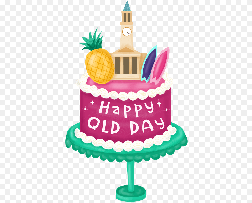 Snapchat Australia Sticker, Birthday Cake, Cake, Cream, Dessert Free Transparent Png